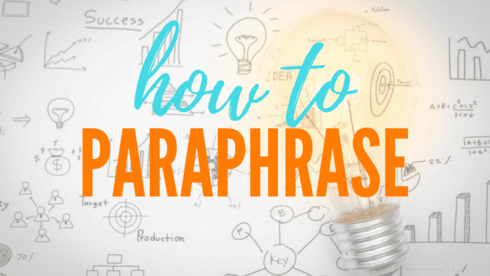 Paraphrasing Techniques for Effective Writing