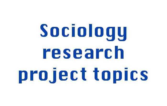 Sociology research paper topics
