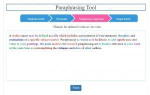 SEOMagnifer scholarly paraphrasing tool