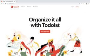 Todoist time management app